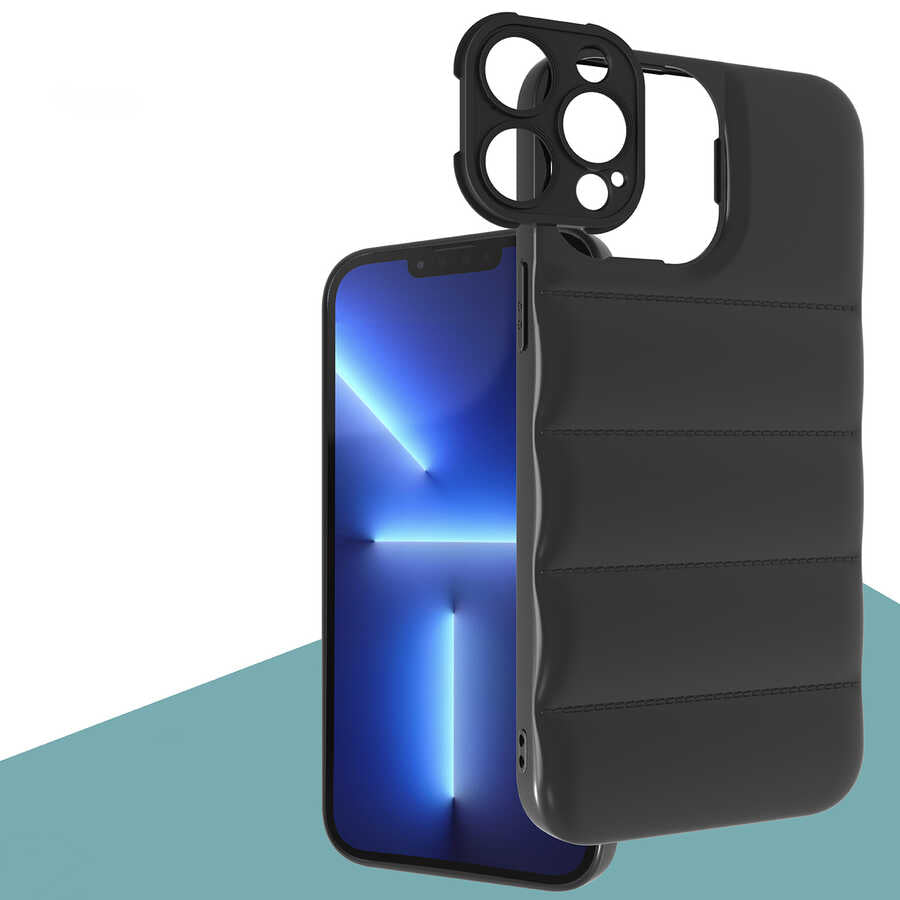 Apple iPhone 13 Pro Kılıf Zore Kasis Kapak Saks Mavi