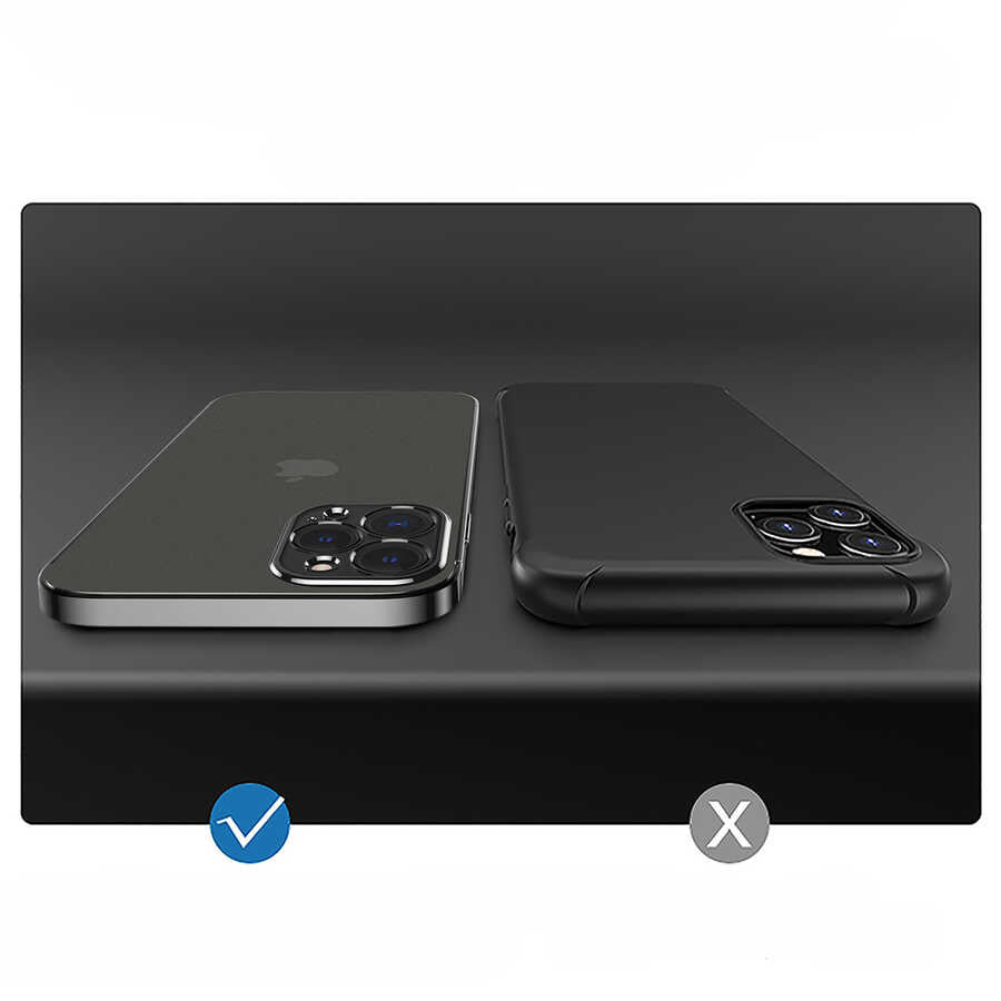 Apple iPhone 13 Pro Kılıf Zore Mat Gbox Kapak Gold