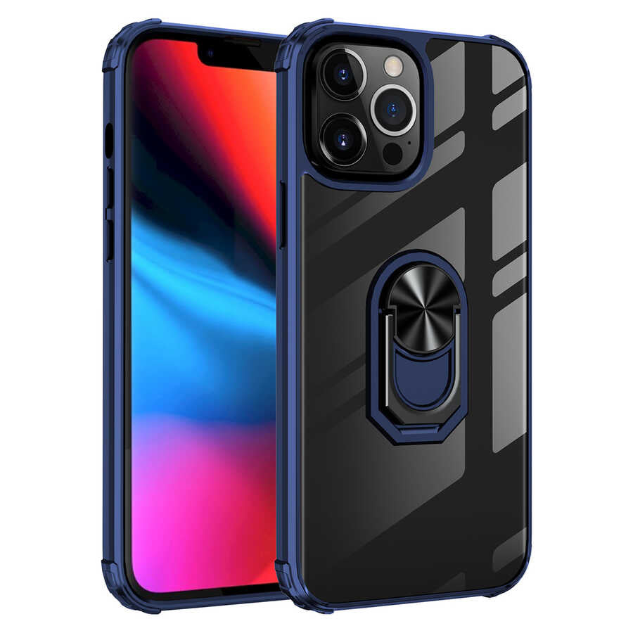 Apple iPhone 13 Pro Kılıf Zore Mola Kapak Lacivert