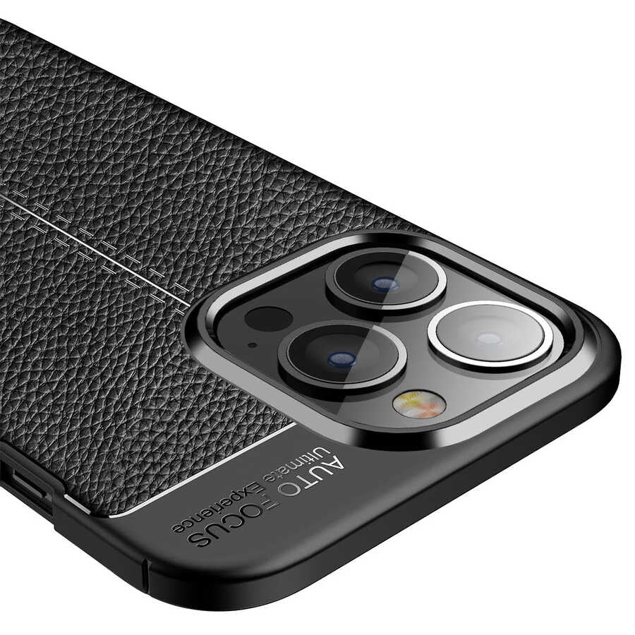 Apple iPhone 13 Pro Kılıf Zore Niss Silikon Kapak Siyah