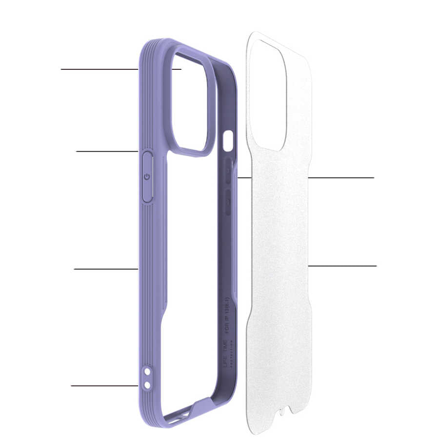 Apple iPhone 13 Pro Kılıf Zore Parfe Kapak Kırmızı
