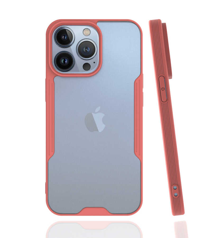 Apple iPhone 13 Pro Kılıf Zore Parfe Kapak Pembe