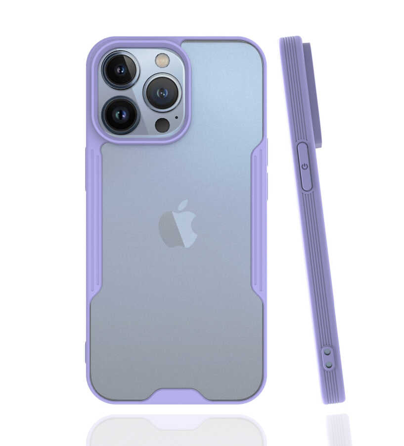 Apple iPhone 13 Pro Kılıf Zore Parfe Kapak Mor