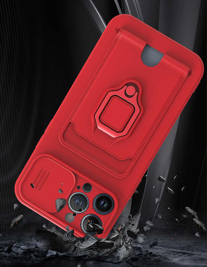 Apple iPhone 13 Pro Kılıf Zore Pelit Kapak Lila