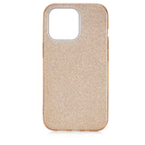 Apple iPhone 13 Pro Kılıf Zore Shining Silikon Gold