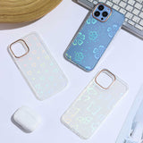 Apple iPhone 13 Pro Kılıf Zore Sidney Desenli Sert Kapak Flower No3