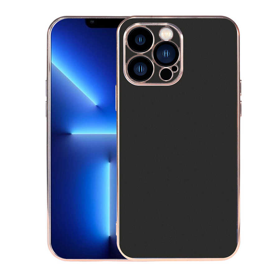 Apple iPhone 13 Pro Kılıf Zore Viyana Kapak Gold