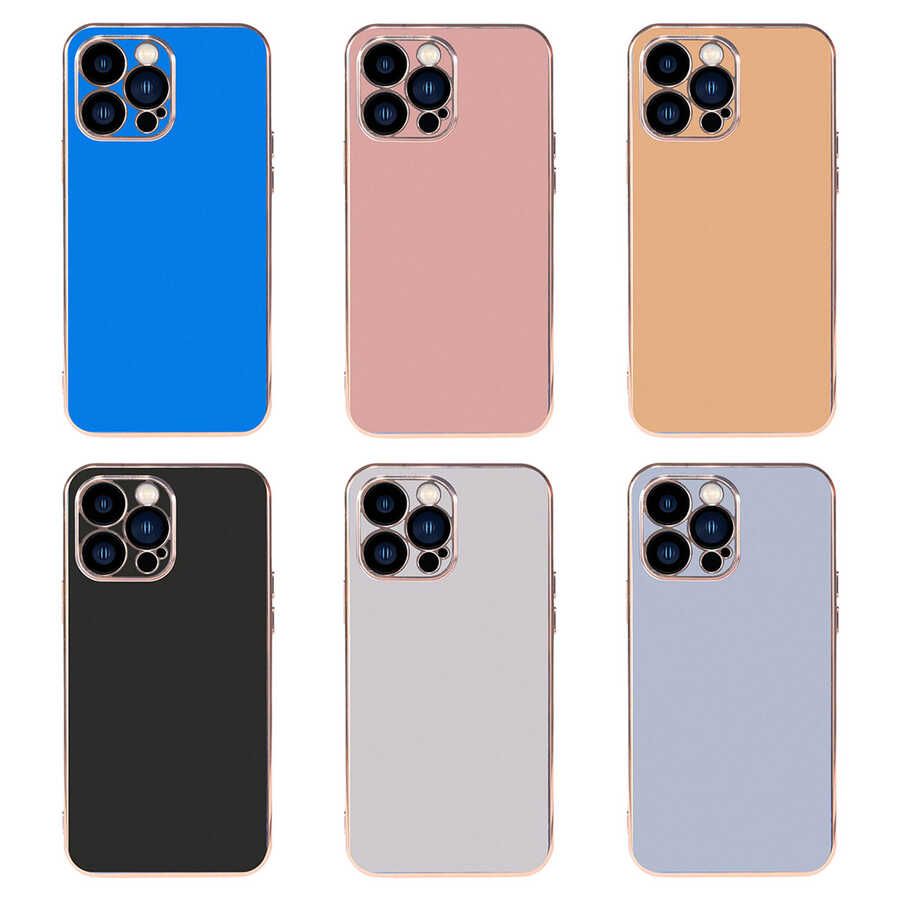 Apple iPhone 13 Pro Kılıf Zore Viyana Kapak Gold