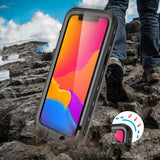 Apple iPhone 13 Pro Max Kılıf 1-1 Su Geçirmez Kılıf Siyah