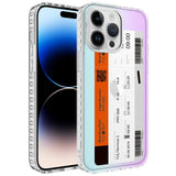 Apple iPhone 13 Pro Max Kılıf Airbag Kenarlı Renkli Desenli Silikon Zore Elegans Kapak NO1