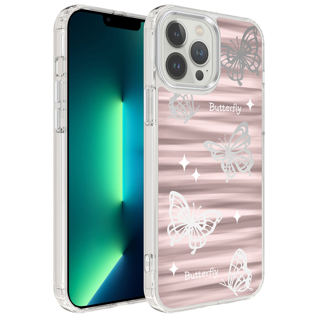Apple iPhone 13 Pro Max Kılıf Airbagli Parlak Tasarımlı Zore Mimbo Kapak NO5