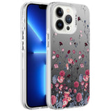 Apple iPhone 13 Pro Max Kılıf Desenli Zore Silver Sert Kapak Noktalar