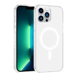 Apple iPhone 13 Pro Max Kılıf IC Çipli Zore Wireless Şarj Özellikli Şeffaf Orjin Kapak Şeffaf