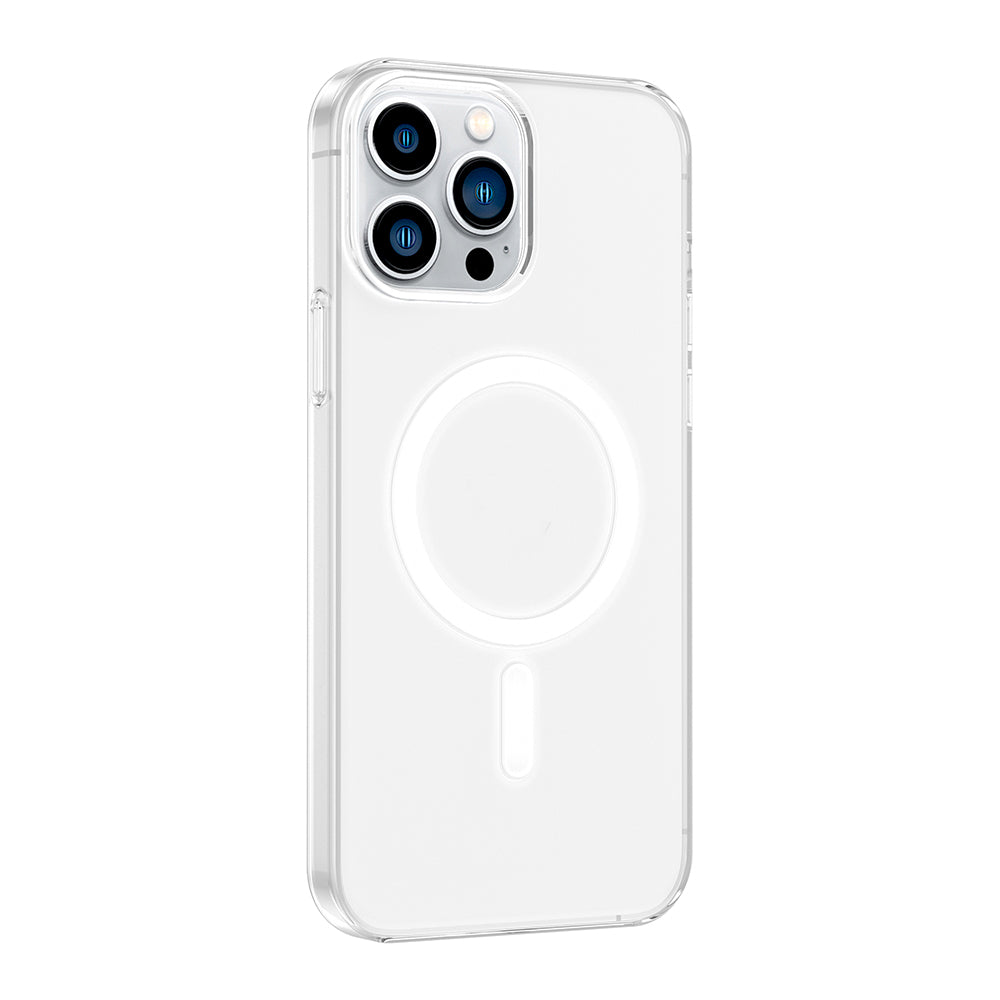Apple iPhone 13 Pro Max Kılıf IC Çipli Wireless Şarj Özellikli Şeffaf Orjin Kapak Şeffaf