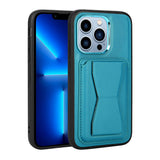 Apple iPhone 13 Pro Max Kılıf Kartlıklı Standlı Pu Deri Zore Memo Kapak Koyu Yeşil