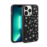 Apple iPhone 13 Pro Max Kılıf Parlak Taşlı Tasarım Zore Linea Kapak Mor