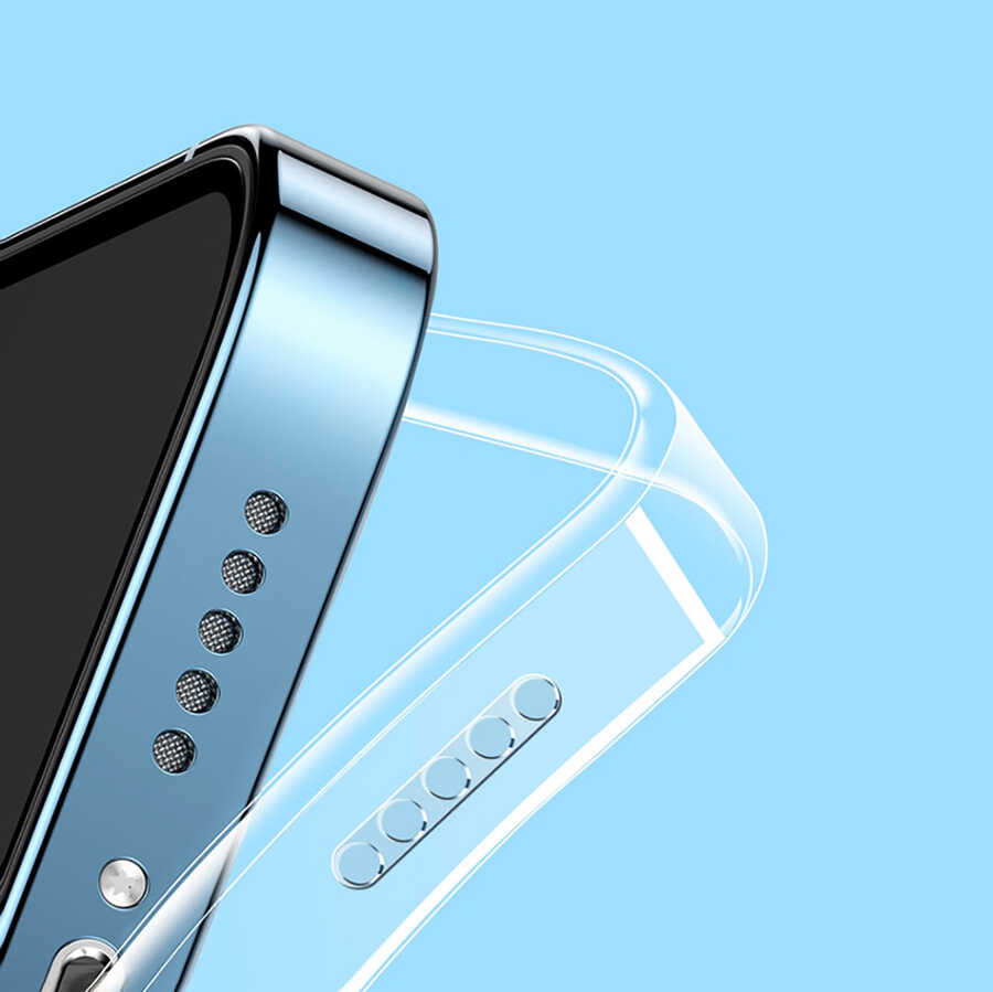 Apple iPhone 13 Pro Max Kılıf Şeffaf Sert PC Zore Vayt Kapak Renksiz