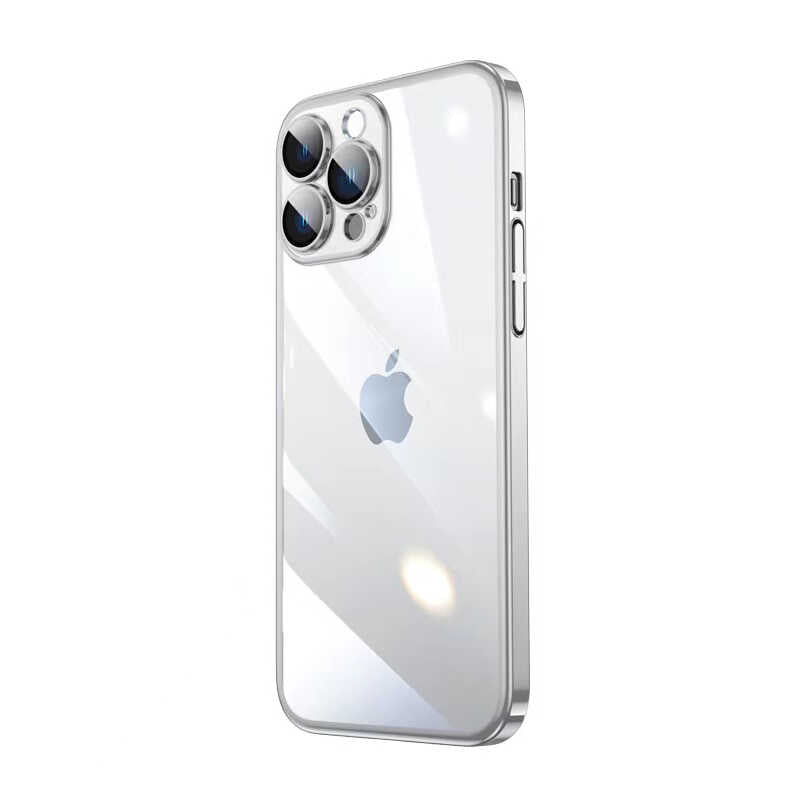 Apple iPhone 13 Pro Max Kılıf Şeffaf Sert PC Zore Vayt Kapak Renksiz