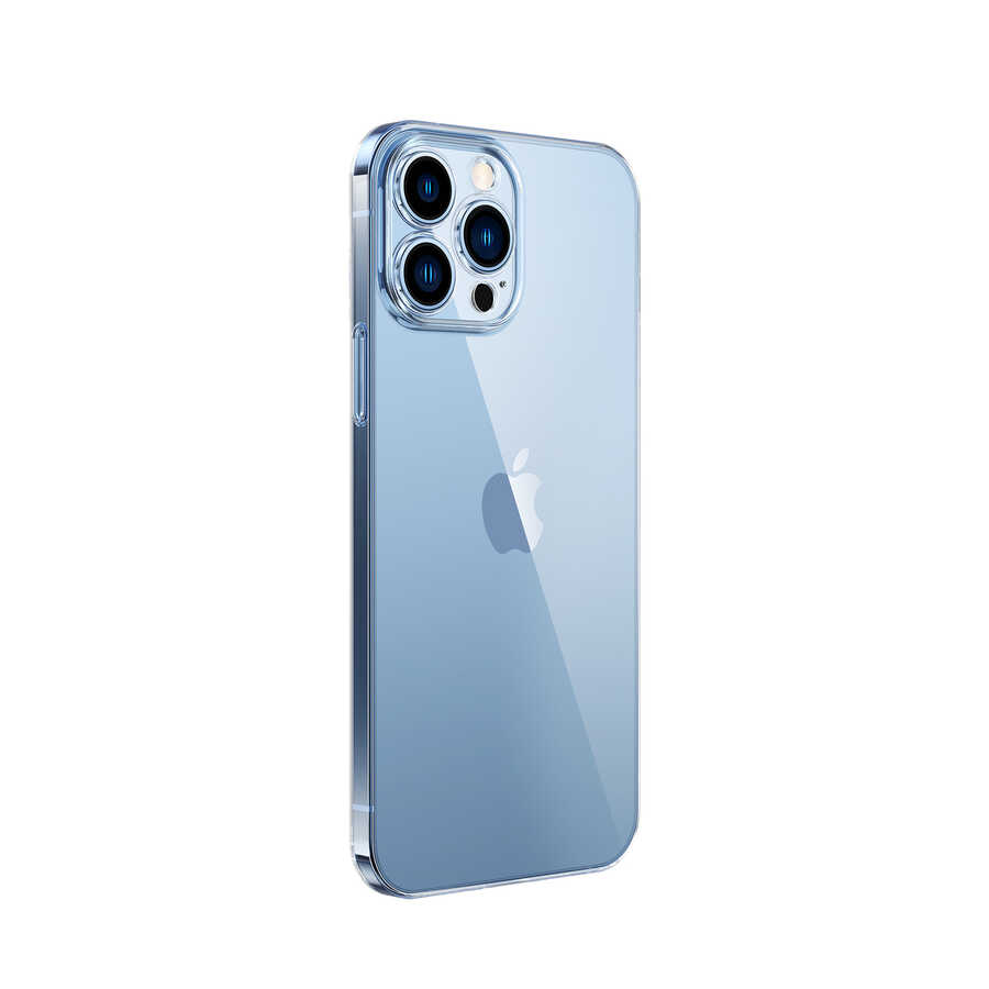 Apple iPhone 13 Pro Max Kılıf Şeffaf Sert PC Zore Vayt Kapak Renksiz