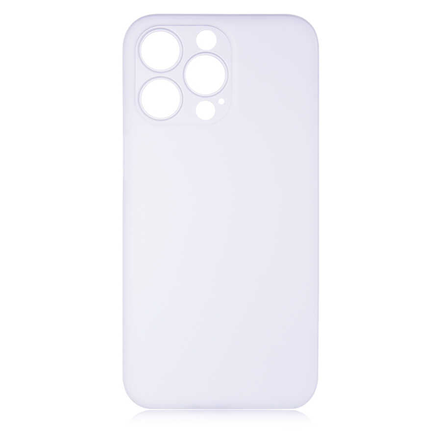 Apple iPhone 13 Pro Max Kılıf Zore 1.Kalite PP Kapak Beyaz