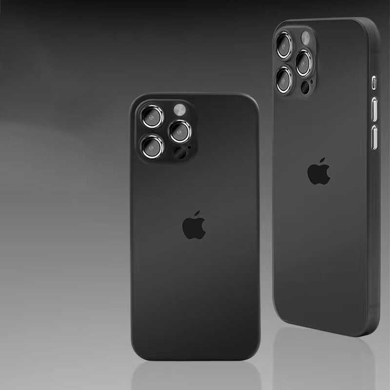 Apple iPhone 13 Pro Max Kılıf Zore 1.Kalite PP Kapak Mavi