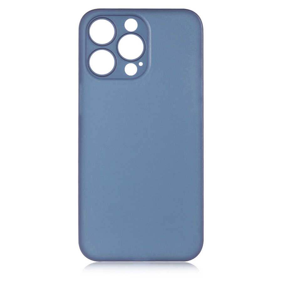 Apple iPhone 13 Pro Max Kılıf Zore 1.Kalite PP Kapak Mavi