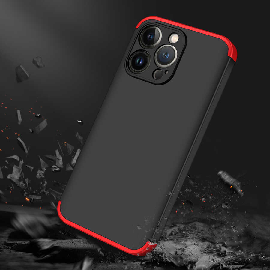 Apple iPhone 13 Pro Max Kılıf Zore Ays Kapak Siyah