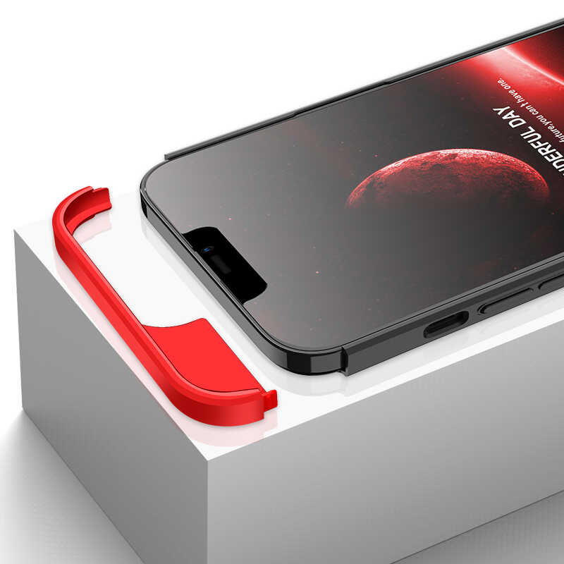 Apple iPhone 13 Pro Max Kılıf Zore Ays Kapak Siyah-Gri