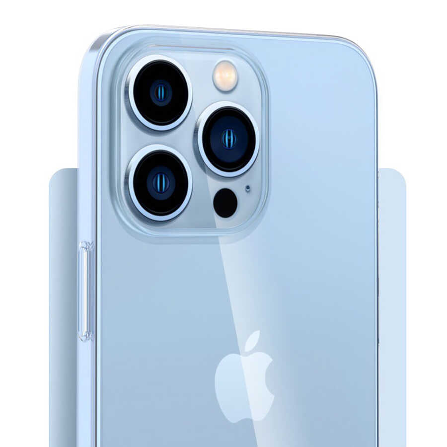 Apple iPhone 13 Pro Max Kılıf Zore Blok Kapak Renksiz