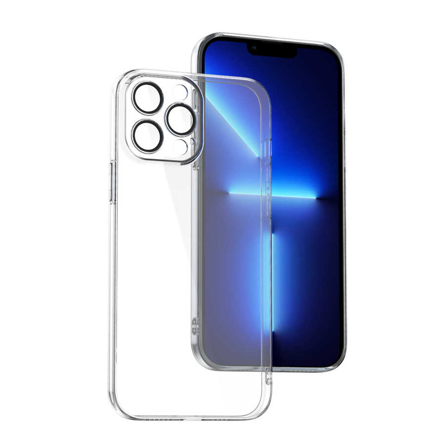 Apple iPhone 13 Pro Max Kılıf Zore Fizy Kapak Renksiz
