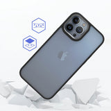 Apple iPhone 13 Pro Max Kılıf Zore Flora Kapak Mavi