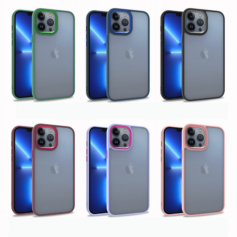 Apple iPhone 13 Pro Max Kılıf Zore Flora Kapak Mavi