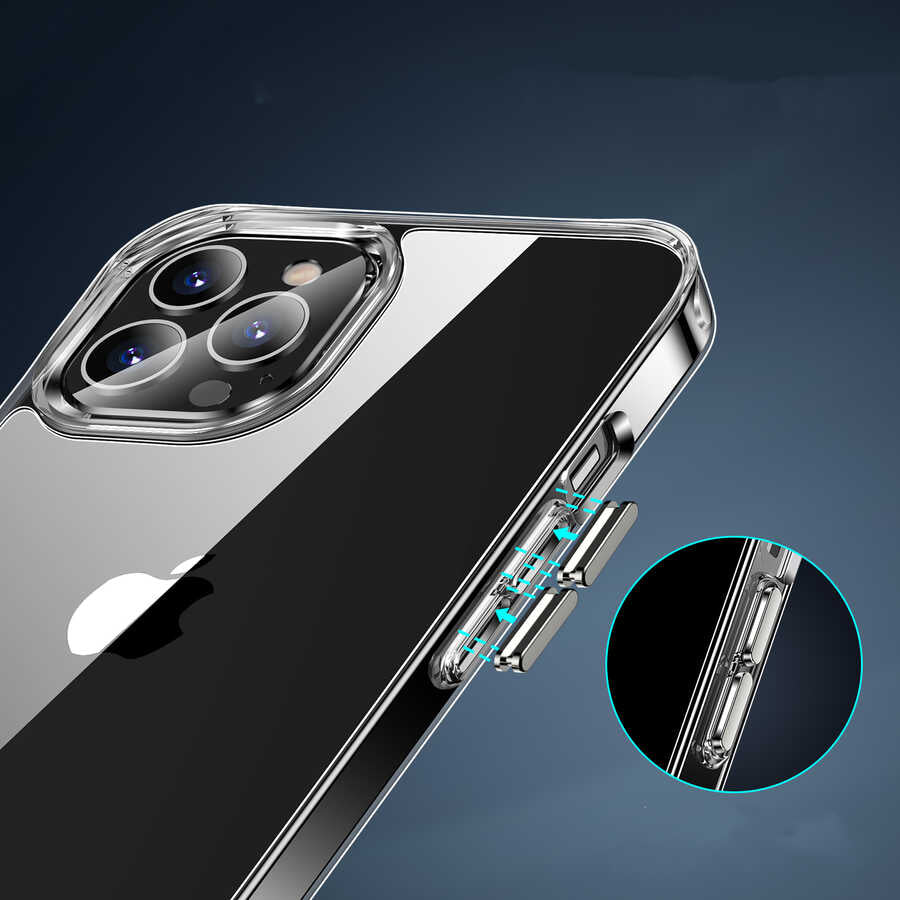 Apple iPhone 13 Pro Max Kılıf Zore Forst Kapak Renksiz