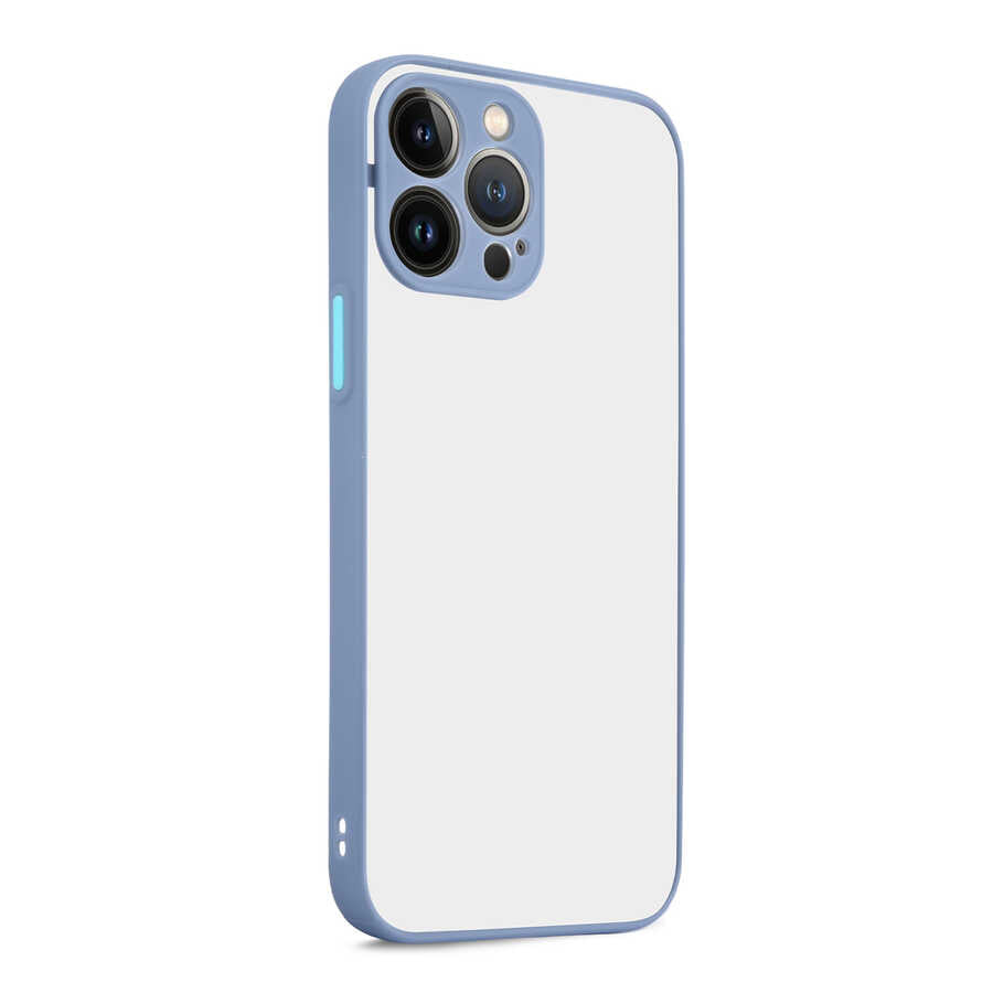Apple iPhone 13 Pro Max Kılıf Zore Hux Kapak Mor