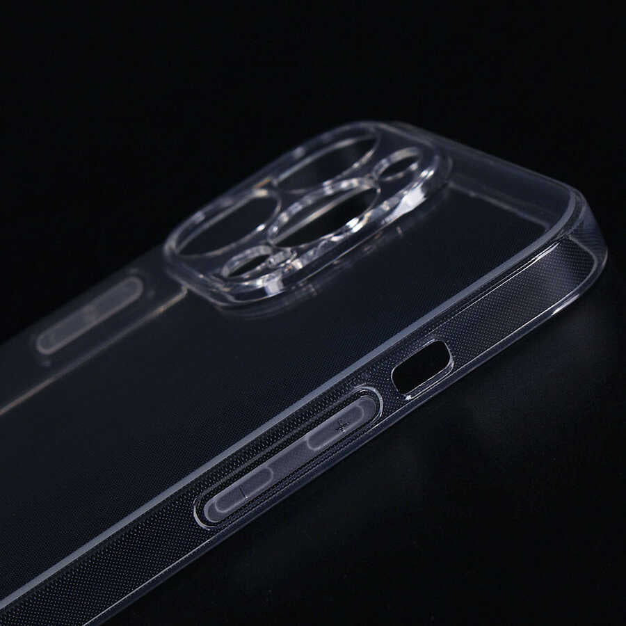 Apple iPhone 13 Pro Max Kılıf Zore İmax Silikon Siyah