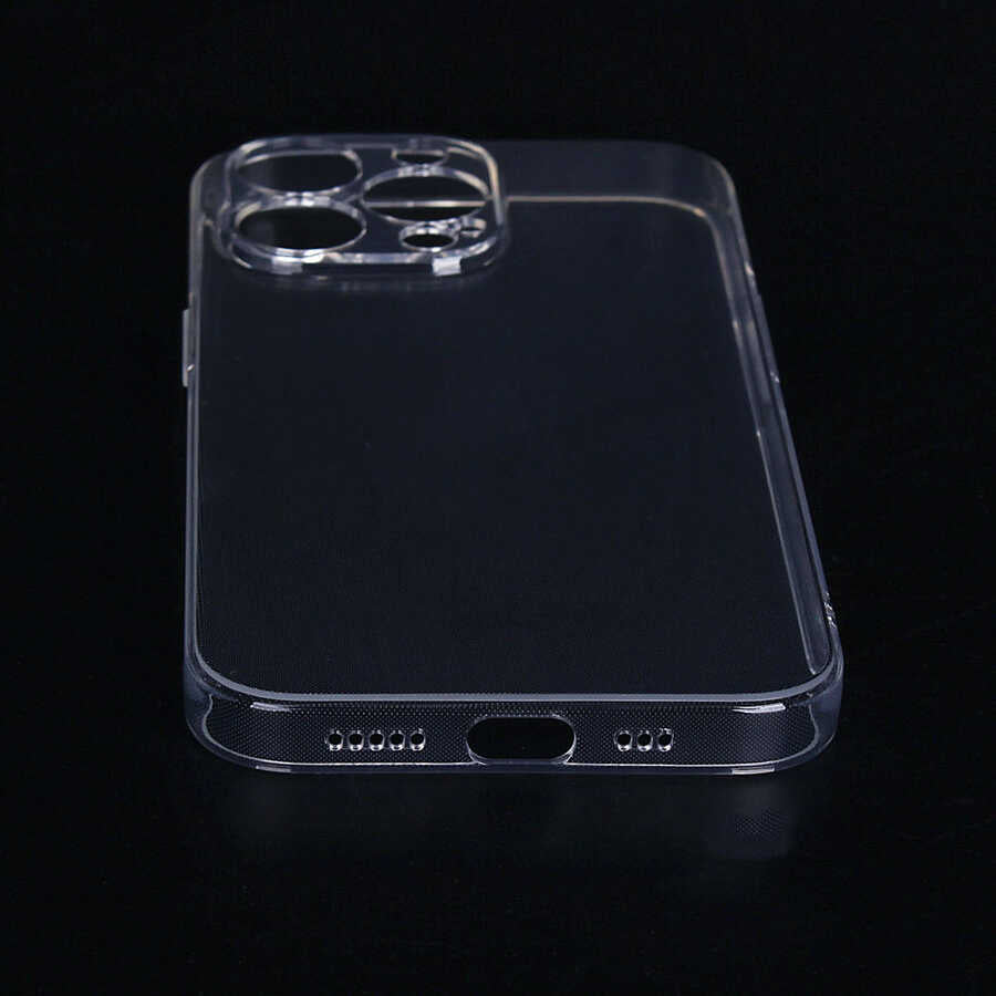 Apple iPhone 13 Pro Max Kılıf Zore İmax Silikon Siyah