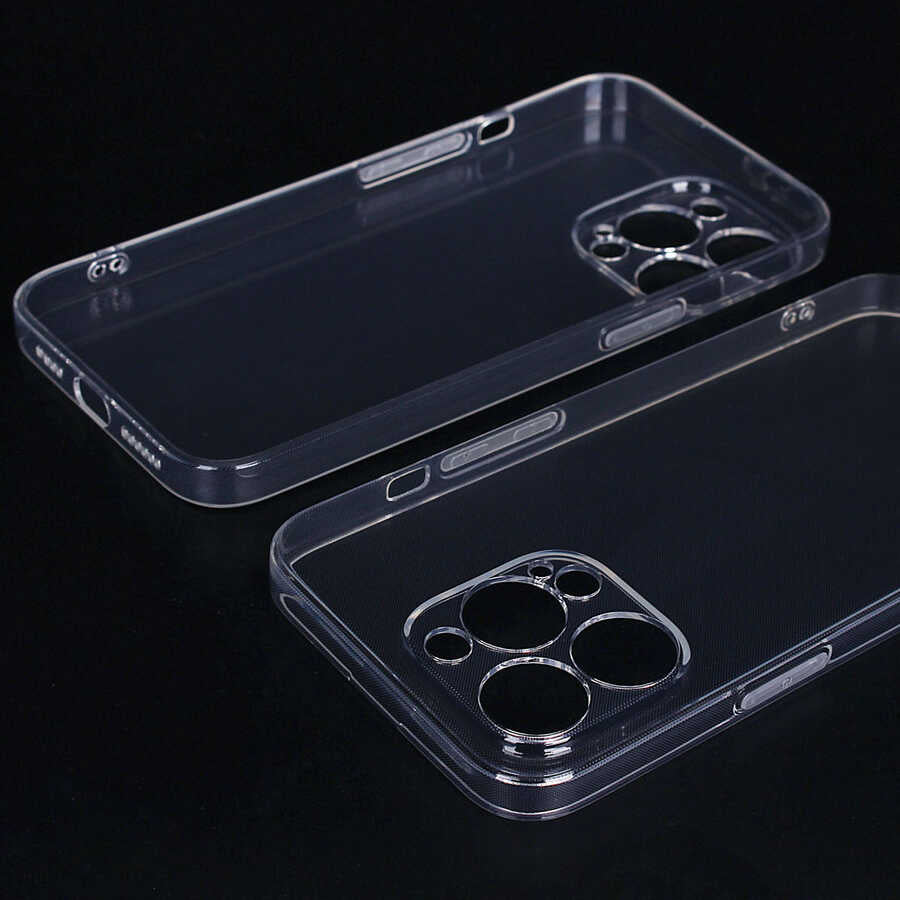 Apple iPhone 13 Pro Max Kılıf Zore İmax Silikon Siyah