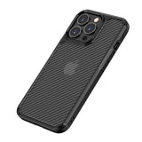 Apple iPhone 13 Pro Max Kılıf Zore İnoks Kapak Siyah