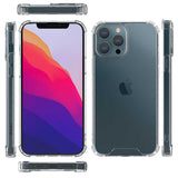 Apple iPhone 13 Pro Max Kılıf Zore Kamera Korumalı Nitro Anti Shock Silikon Renksiz
