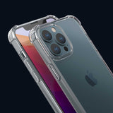 Apple iPhone 13 Pro Max Kılıf Zore Kamera Korumalı Nitro Anti Shock Silikon Renksiz