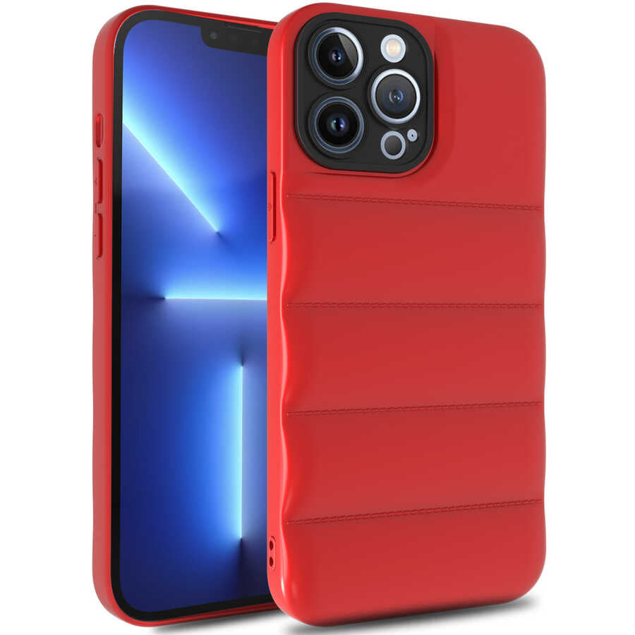 Apple iPhone 13 Pro Max Kılıf Zore Kasis Kapak Saks Mavi