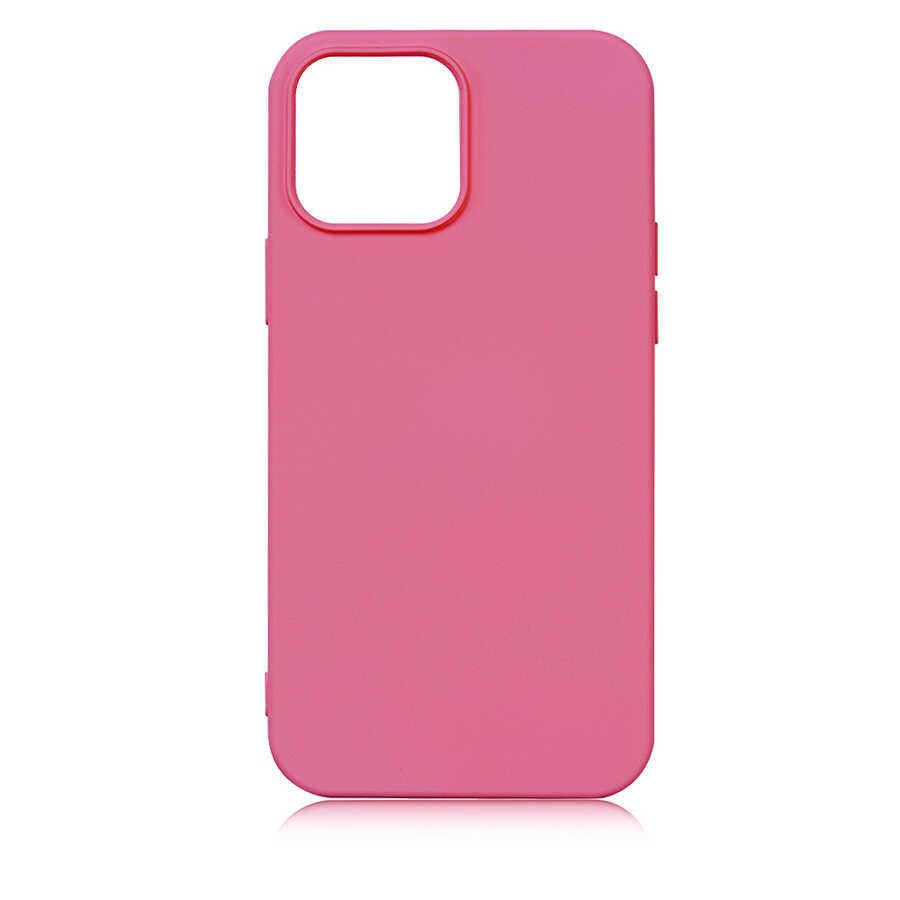 Apple iPhone 13 Pro Max Kılıf Zore LSR Lansman Kapak Pembe Koyu