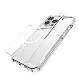 Apple iPhone 13 Pro Max Kılıf Zore M-safe Şarj Özellikli T-Max M-safe Kapak Şeffaf