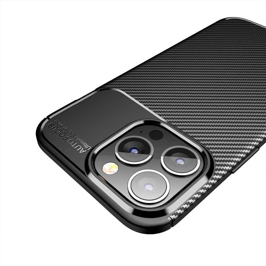 Apple iPhone 13 Pro Max Kılıf Zore Negro Silikon Kapak Lacivert