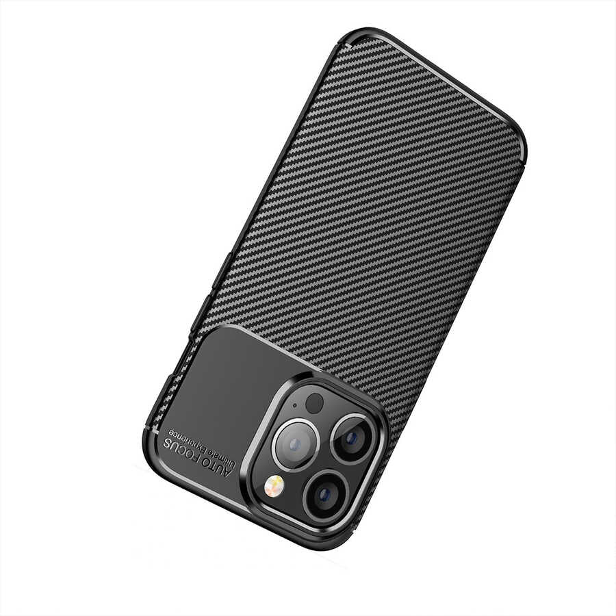 Apple iPhone 13 Pro Max Kılıf Zore Negro Silikon Kapak Lacivert