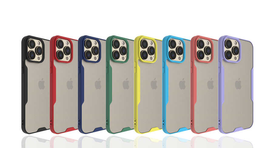 Apple iPhone 13 Pro Max Kılıf Zore Parfe Kapak Siyah