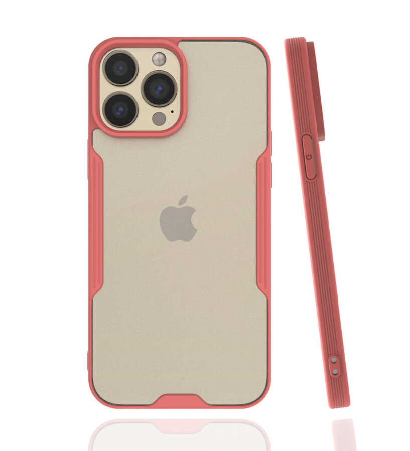 Apple iPhone 13 Pro Max Kılıf Zore Parfe Kapak Pembe