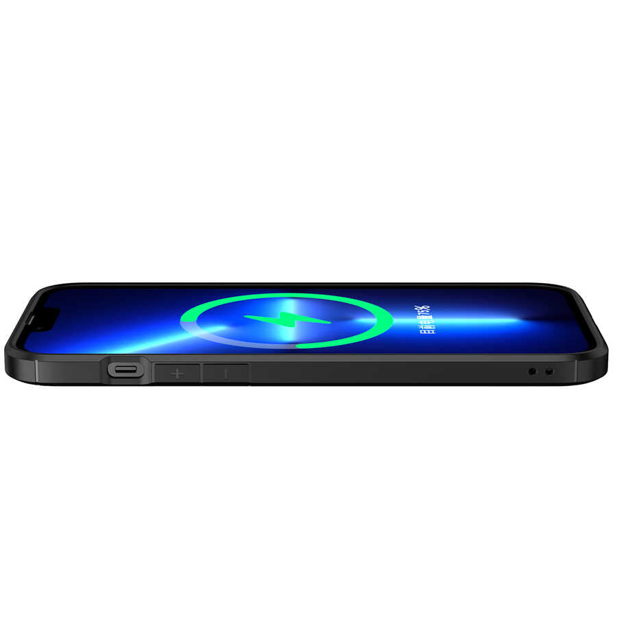 Apple iPhone 13 Pro Max Kılıf Zore Roll Kapak Mavi