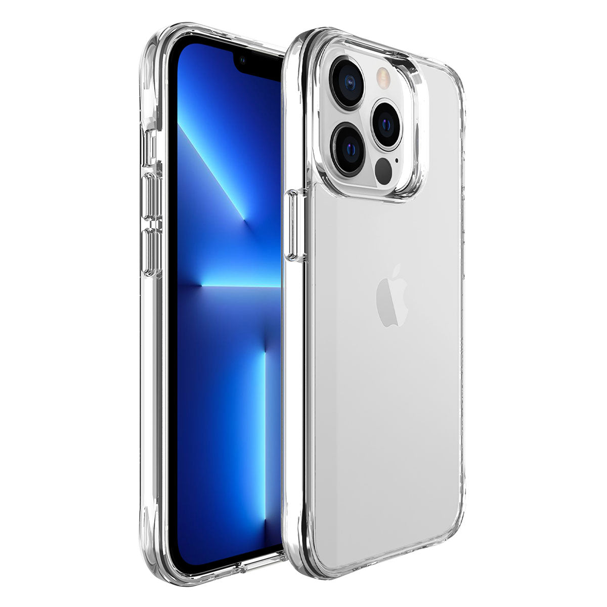 Apple iPhone 13 Pro Max Kılıf Zore Şeffaf Ultra İnce Airbag Tasarımlı Okka Kapak Renksiz