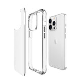 Apple iPhone 13 Pro Max Kılıf Zore Şeffaf Ultra İnce Airbag Tasarımlı Okka Kapak Renksiz